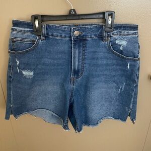Black Tape Trendy Size 29 NEW Denim Shorts Women's Vintage Shade Blue $64
